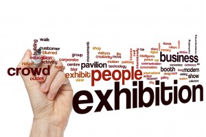 Exhibition word cloud